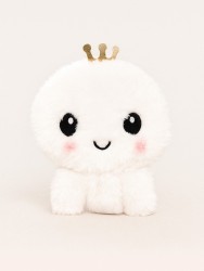 Кошелёк плюшевый "White octopus", white (12*12 см)
