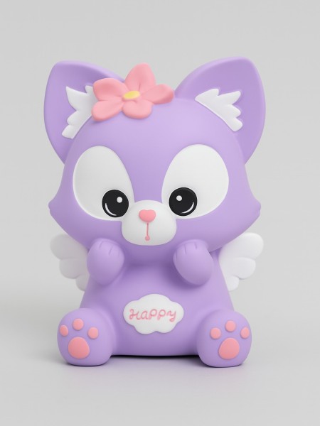 Копилка «Angel fox», purple 