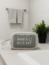 Косметичка "Have nice day", gray (14х20х9,5 см)