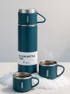 Набор из термоса и 2 чашек "Classic", blue (500 ml)