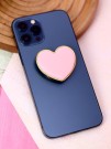 Попсокет "Gold heart", pink