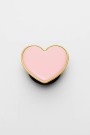 Попсокет "Gold heart", pink