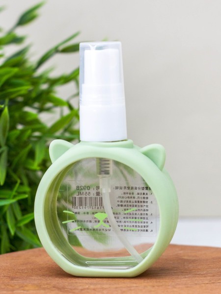 Дорожная бутылочка "Animals", green (55 ml) 
