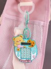 Брелок-калькулятор "Bear cookie", blue