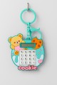 Брелок-калькулятор "Bear cookie", blue