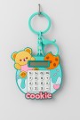Брелок-калькулятор "Bear cookie", blue