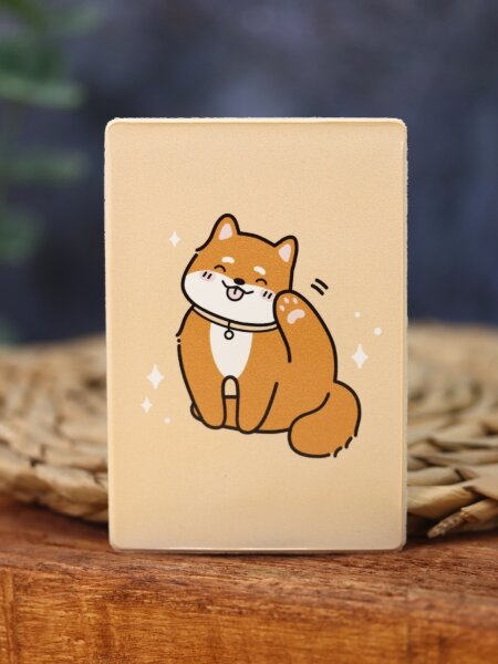 Держатель для карт Аниме «Shiba inu» (6,5 х 9,5 см) 