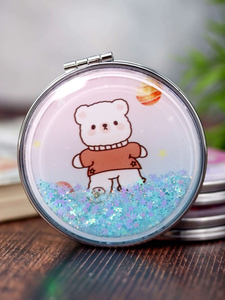 Зеркало "Cosmos bear", blue 