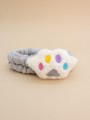 Повязка на голову "Cat paw", white
