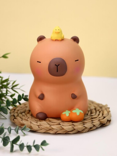 Копилка "Capybara duck", brown (19,5 см), пластик 