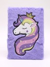 Блокнот плюшевый «Princess Unicorn» (21,5*14,5 см)