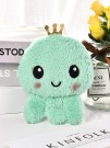 Кошелёк плюшевый "Green octopus", green (12*12 см)