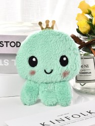 Кошелёк плюшевый "Green octopus", green (12*12 см)