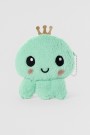 Кошелёк плюшевый "Green octopus", green (12*12 см)