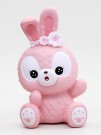 Копилка «Surprised bunny», pink (20 см), пластик