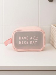 Косметичка "Have nice day", pink (14х20х9,5 см)