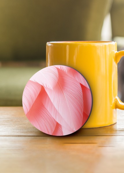 Подставка под горячее iLikeGift «Перья», 9см 