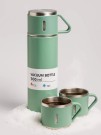 Набор из термоса и 2 чашек "Classic", green (500 ml)
