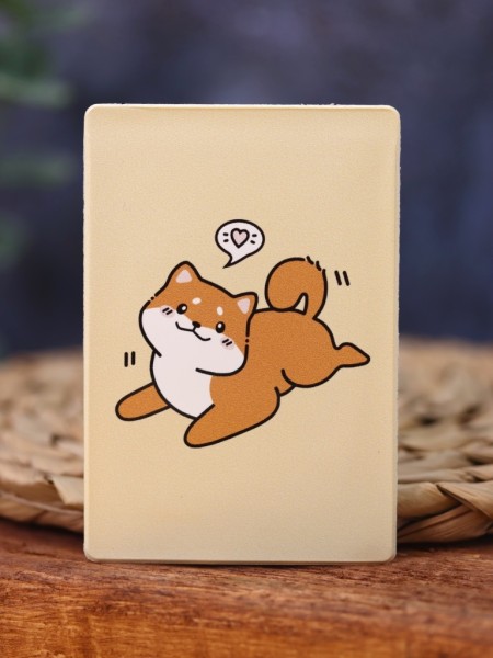 Держатель для карт Аниме «Shiba inu love» (6,5 х 9,5 см) 