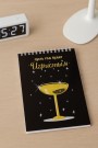 Скетчбук «Пусть год будет игристым», 14х20 см,  плотность 100 гр