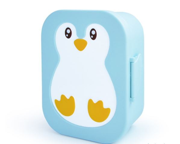 F949B Ланчбокс "Penguin" blue 