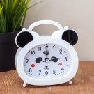 Часы-будильник "Smiling panda", white