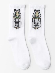 Носки женские "Perfect panda girl", р. 35-40, белый