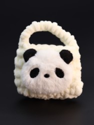 Сумочка для наушников "Panda", white (11.5*9.5 см)
