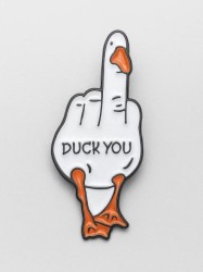 Значок "Duck you"