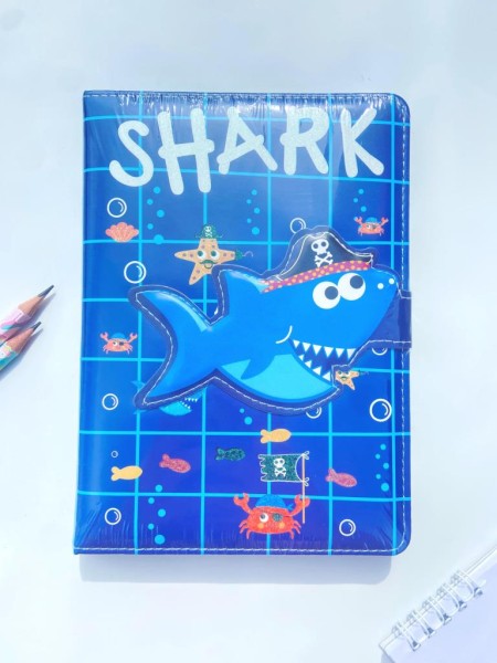 Блокнот (B6) "Shark pirat", blue (18.5*13) 