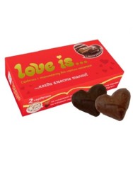 Набор сердец глазированных с начинками маршмеллоу " Love Is" 2шт.