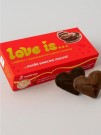 Набор сердец глазированных с начинками маршмеллоу " Love Is" 2шт.