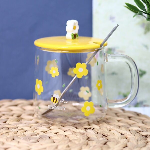 Кружка «Flower eternity», yellow (460 ml) 