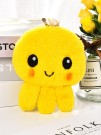 Кошелёк плюшевый "Yellow Octopus", yellow (12*12 см)