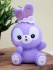 Копилка «Surprised bunny», purple (20 см), пластик