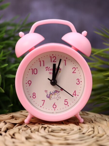 Часы-будильник «Milota», pink (12,5х9 см) 