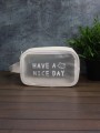 Косметичка "Have nice day", white (14х20х9,5 см)