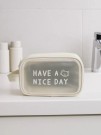 Косметичка "Have nice day", white (14х20х9,5 см)