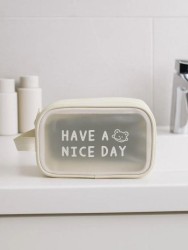 Косметичка "Have nice day", white (14х20х9,5 см)