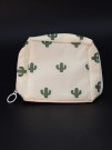 Косметичка "Drawings, cactus", white (12.5*12.5*6.5)