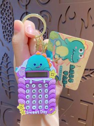 Брелок-калькулятор "Naughty little dinosaur", purple