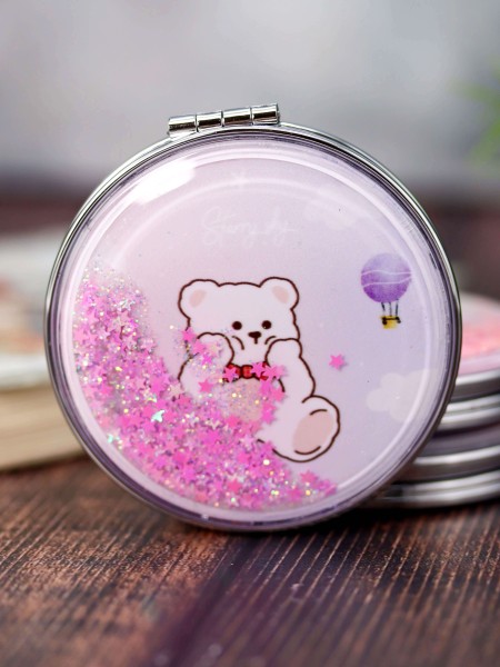 Зеркало "Cosmos bear", purple 