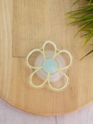 Попсокет "Flower", blue-white