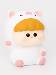 Копилка "Baby piggy", white (16,5 см), пластик