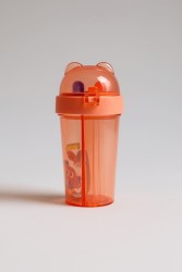 Тамблер с наклейками «Funny bear», red (420 мл)