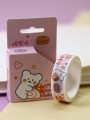 Декоративный скотч "Bear food", pink