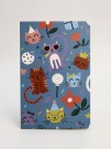 Блокнот (А5) "Fashion cats", light blue (14.5*21)