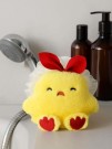Мочалка - игрушка для душа "Chick red bow"