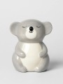 Копилка керамическая «Happy koala», grey (16 см)