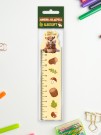 Линейка ECO из дерева iLikeGift "Грызу с любовью"